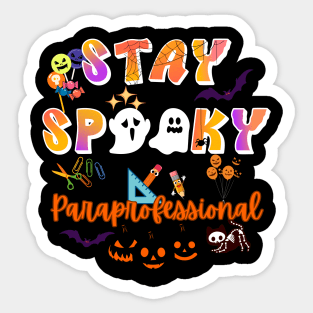 Halloween Paraprofessional Sticker